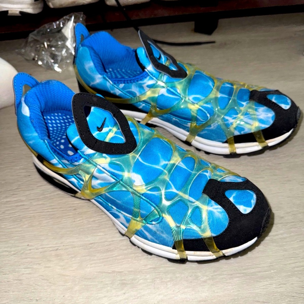 Nike Blue and Yellow Athletic Shoes